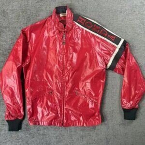Vintage Honda Hondaline Race Jacket‎ Nylon Windbreaker Size M Made In USA Red